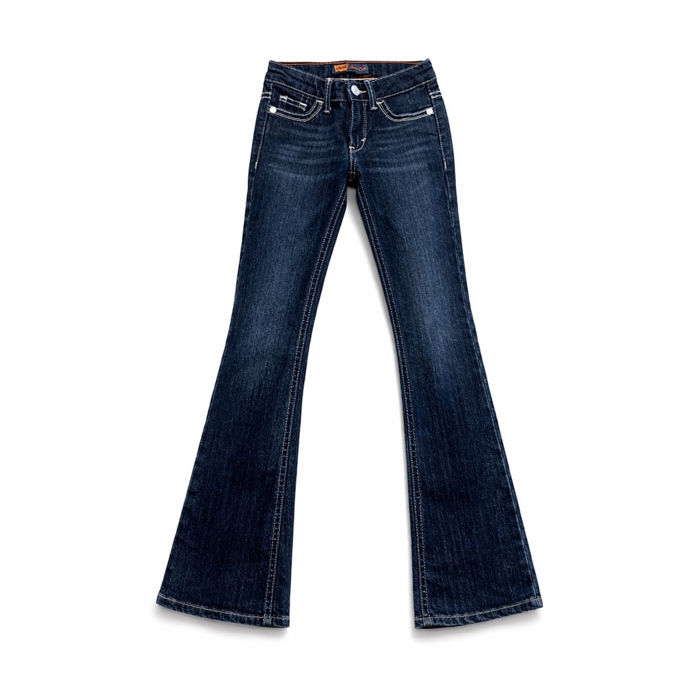Levi’s Girls Bootcut Jeans Size 7 Slim Dark Wash Like New